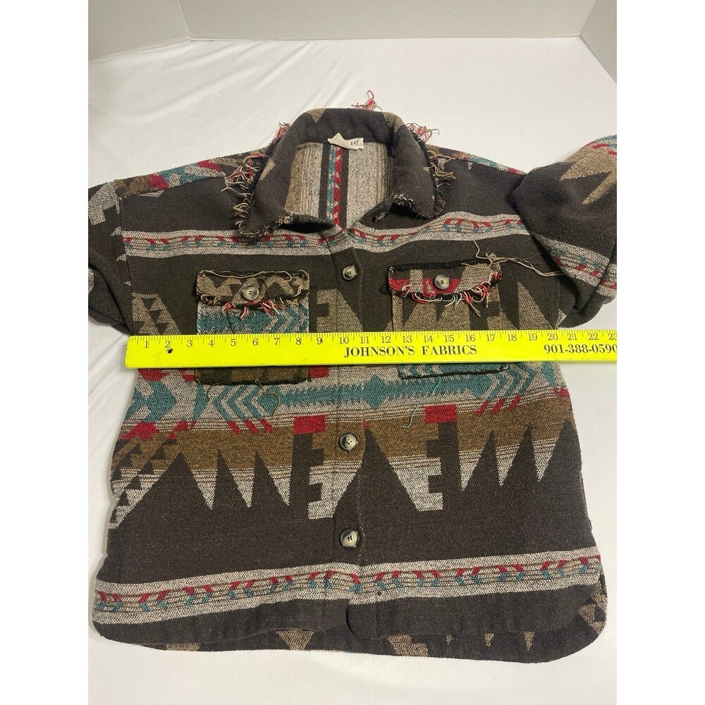 New In Brand Aztec Shacket Size Small - Picture 7 of 8